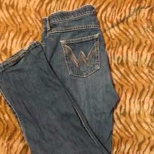 wrangler riding jeans